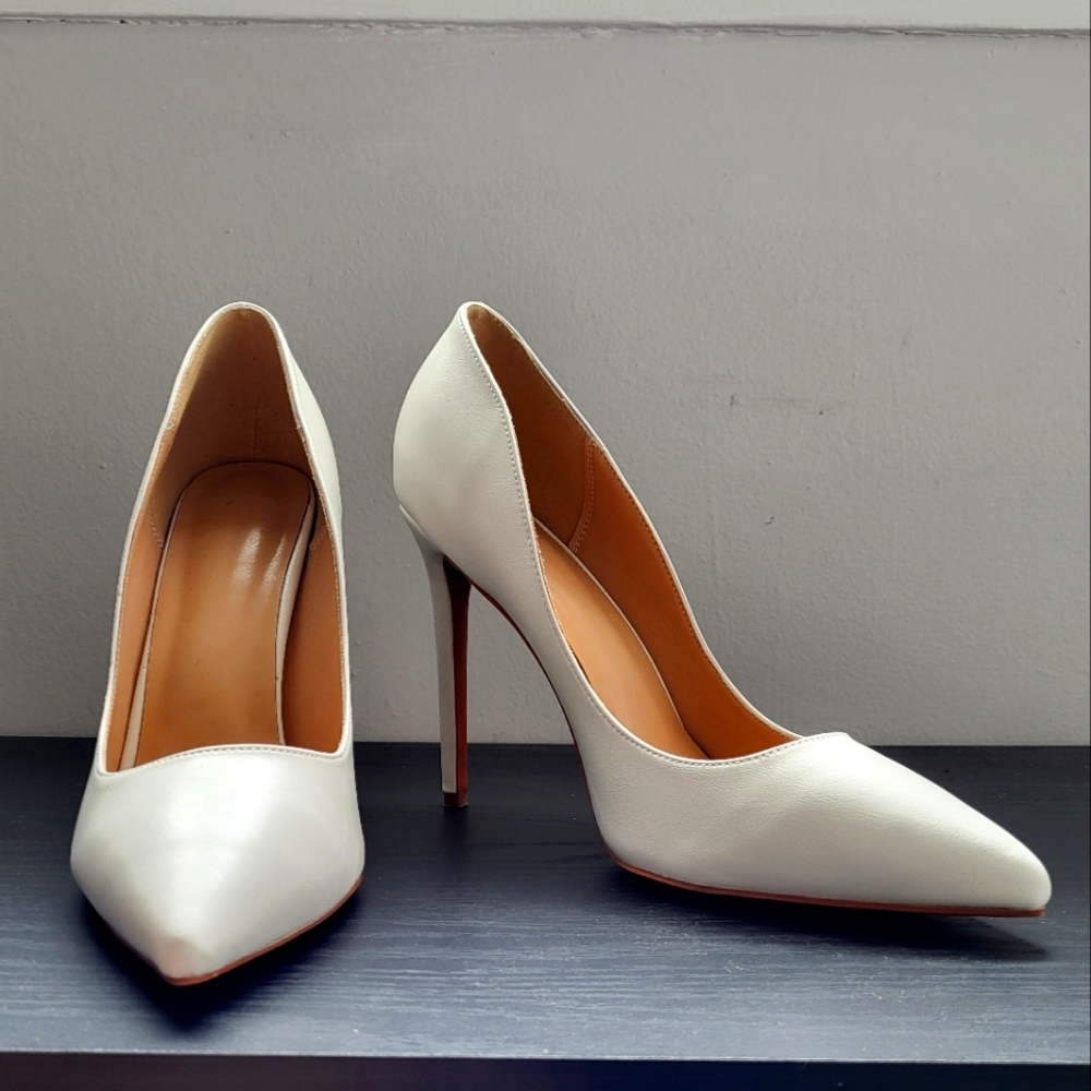 Women's White Size 14 Pumps
